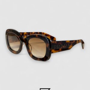 Prada PRA 13S Honey Lenses Tiger Brown Frame - Image 2
