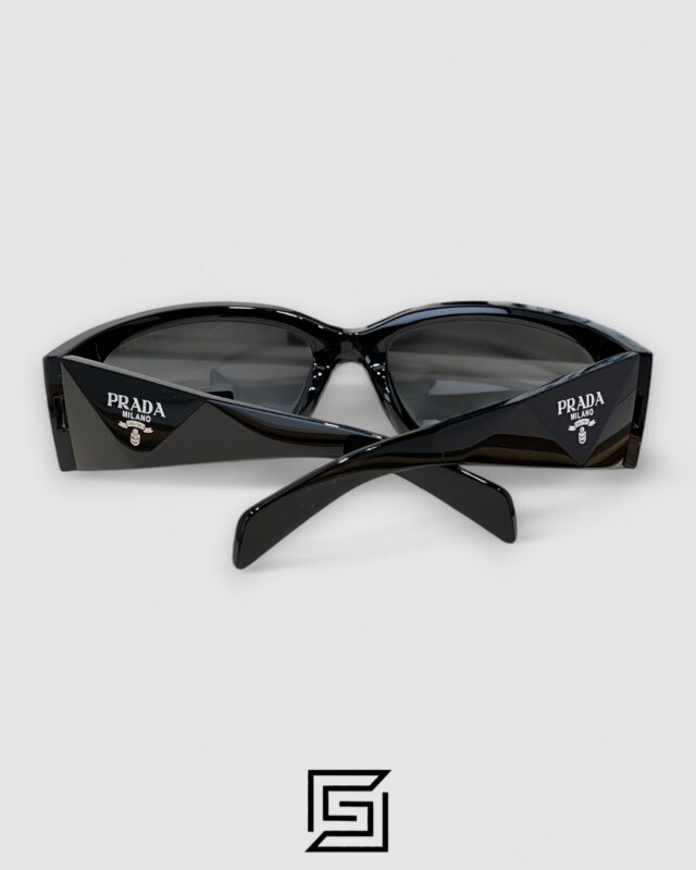 Prada SPR A14 Black Lenses Black Frame