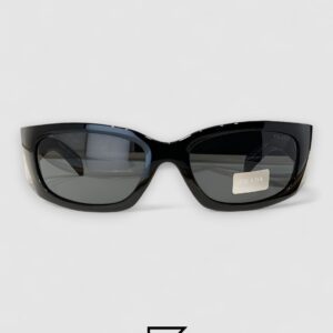 Prada SPR A14 Black Lenses Black Frame - Image 2