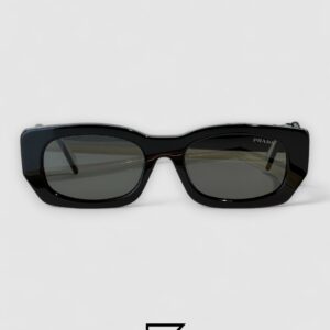 ⁦Prada PRB05 Black Lenses Black Frame White Arm⁩ - الصورة ⁦2⁩