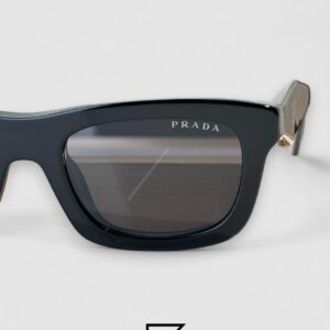 ⁦Prada SPR C06 Black Lenses Black Frame⁩ - الصورة ⁦2⁩