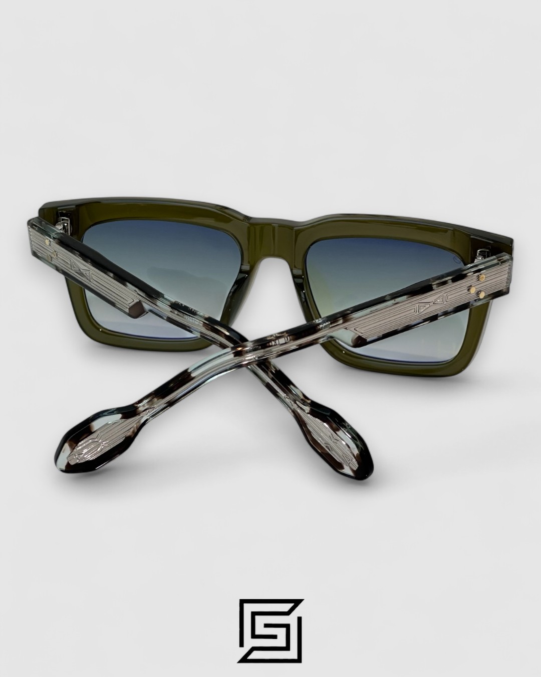 T HENRI H1 Green Lenses Transparent Green Frame - Image 4