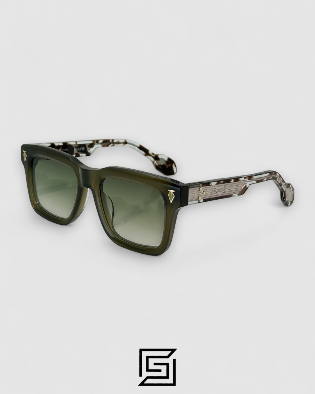 T HENRI H1 Green Lenses Transparent Green Frame - Image 1