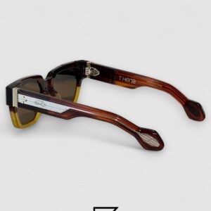 T HENRI UTOPIA Brown Lenses Half Brown Frame - Image 3