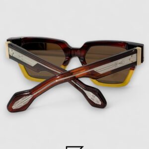 T HENRI UTOPIA Brown Lenses Half Brown Frame - Image 4
