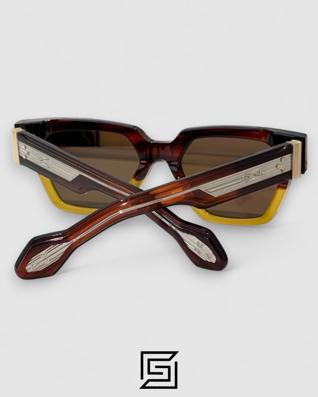 T HENRI UTOPIA Brown Lenses Half Brown Frame - Image 4