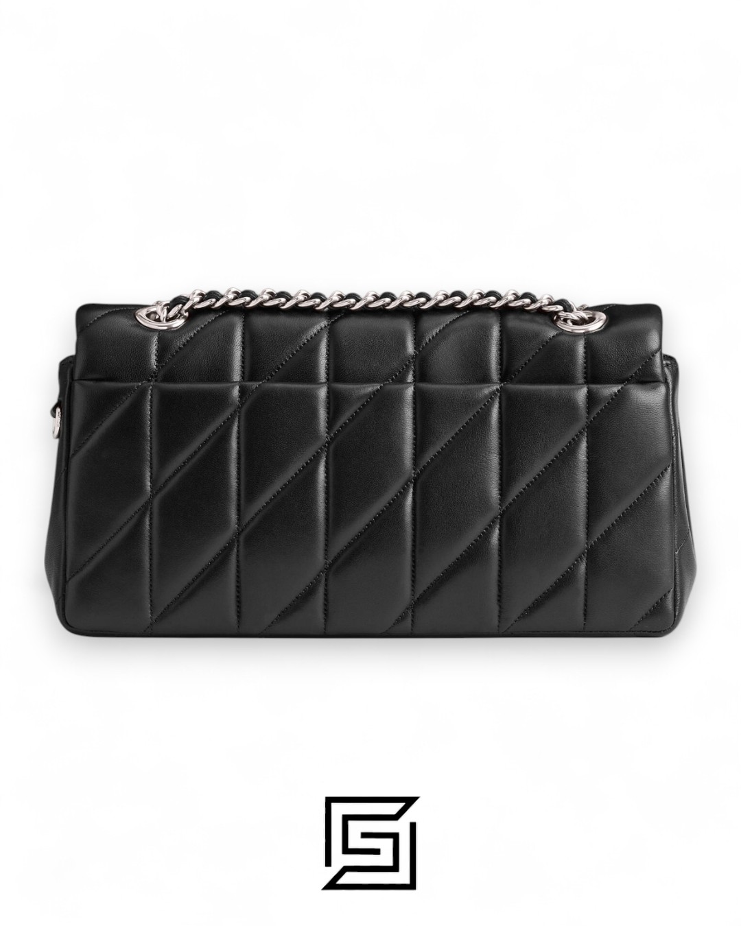 Coach Tabby Shoulder Bag 26 With Pillow Quilting Black Silver – Style No. CP150 - Image 2