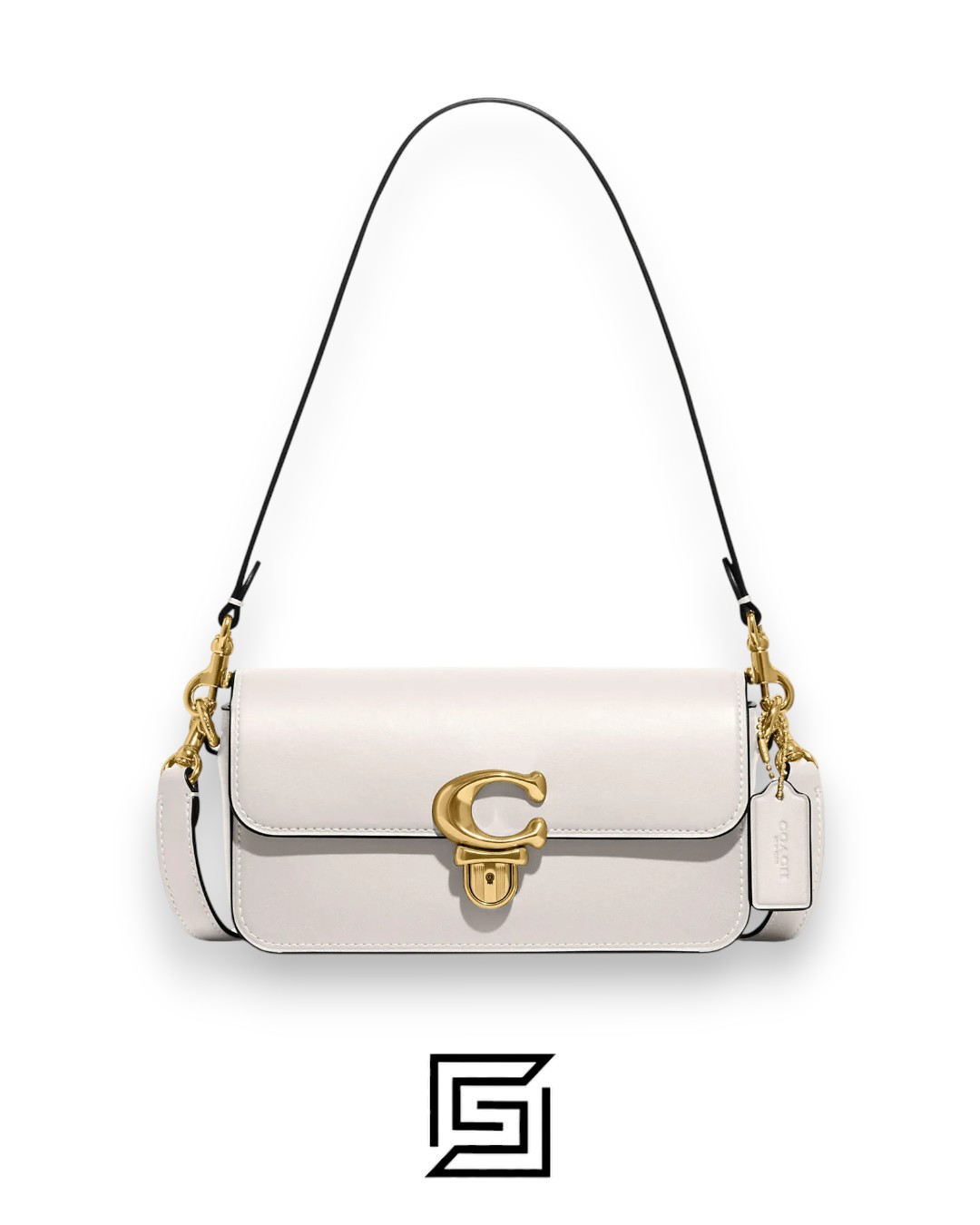 Coach Studio Baguette White Bag – Style No. CE331 - Image 1
