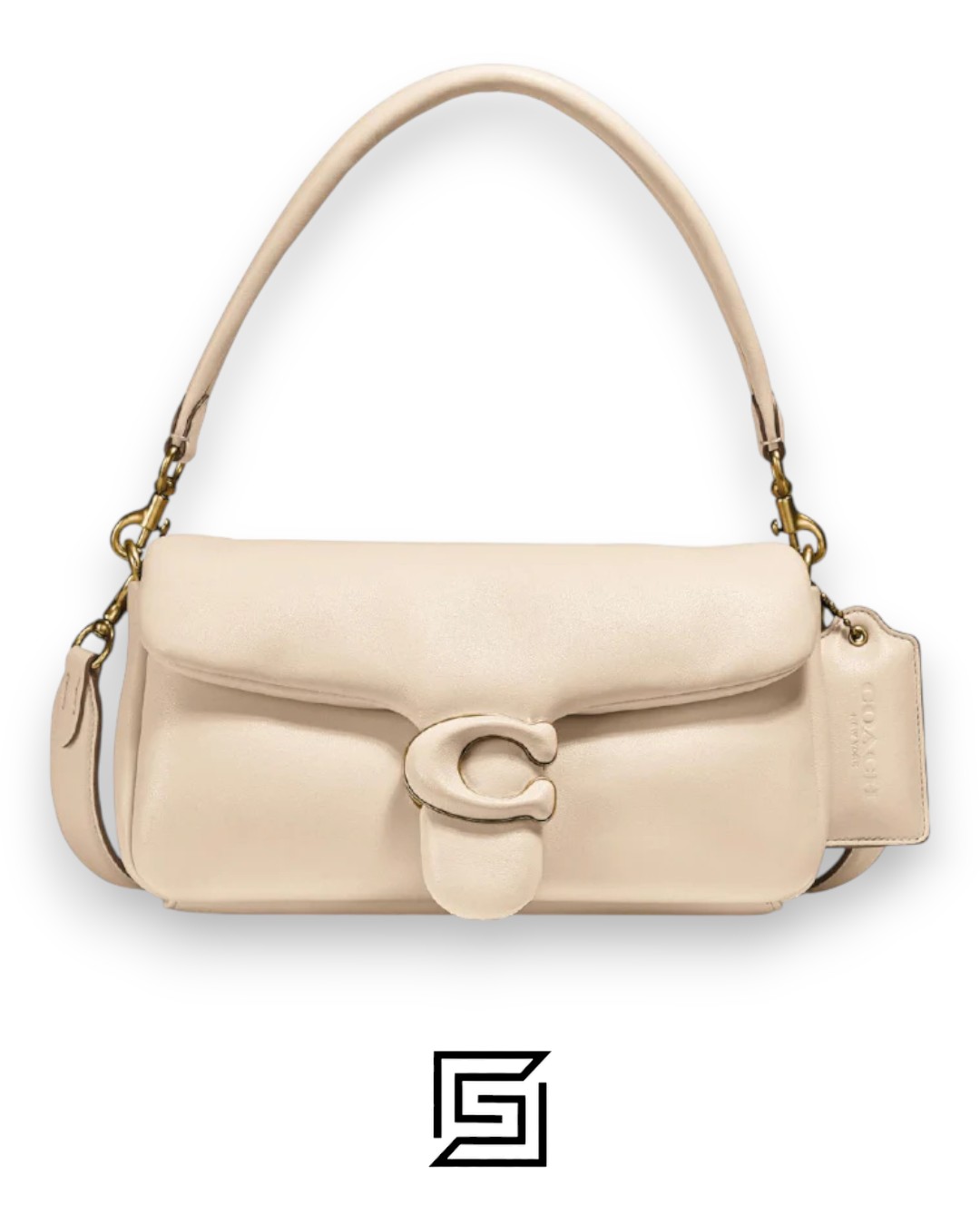Coach PILLOW TABBY SHOULDER BAG 26 Cream - Style C0772 - Image 1