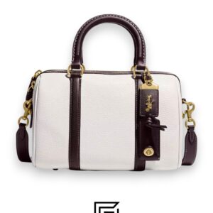 Coach Ruby Satchel 25 In Colorblock White Style No. C8530 - Image 1