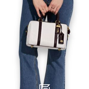 Coach Ruby Satchel 25 In Colorblock White Style No. C8530 - Image 4