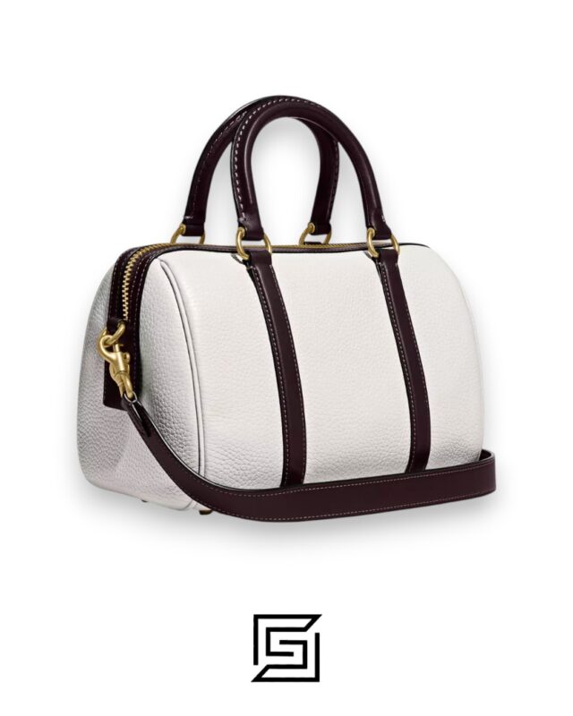 Coach Ruby Satchel 25 In Colorblock White Style No. C8530