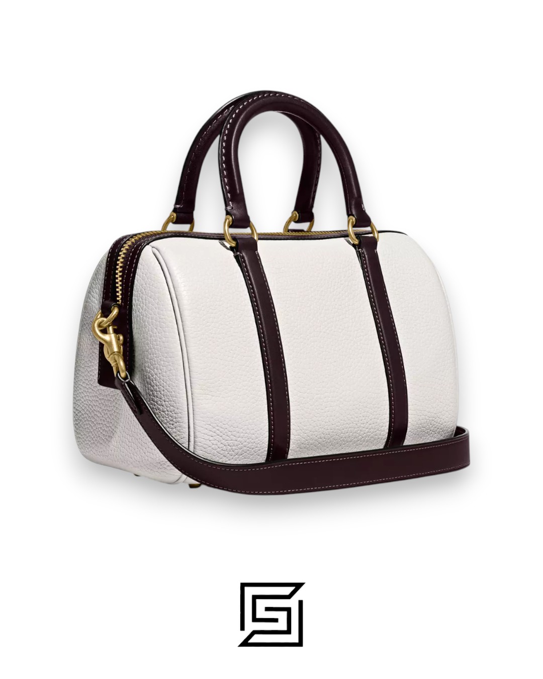 Coach Ruby Satchel 25 In Colorblock White Style No. C8530 - Image 2