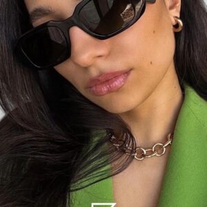 Prada OPR17WSF Grey Lenses Transparent Grey Frame - Image 6