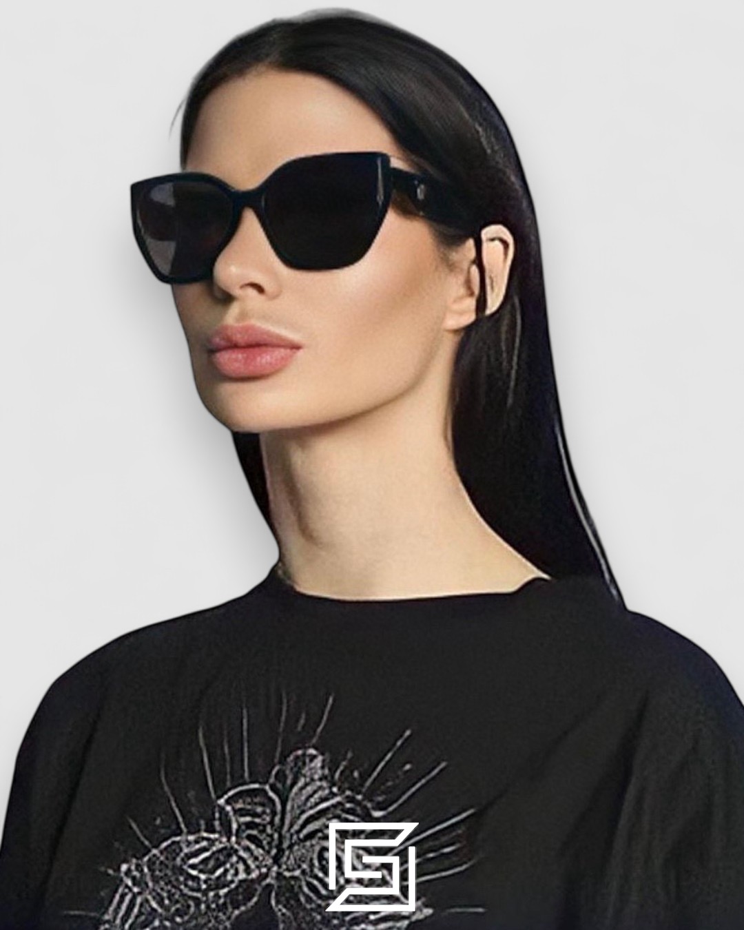 ⁦Prada SPR 19Z Black Lenses Black Frame⁩ - الصورة ⁦8⁩
