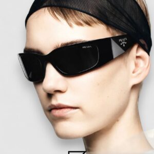 Prada SPR A14 Black Lenses Black Frame - Image 11