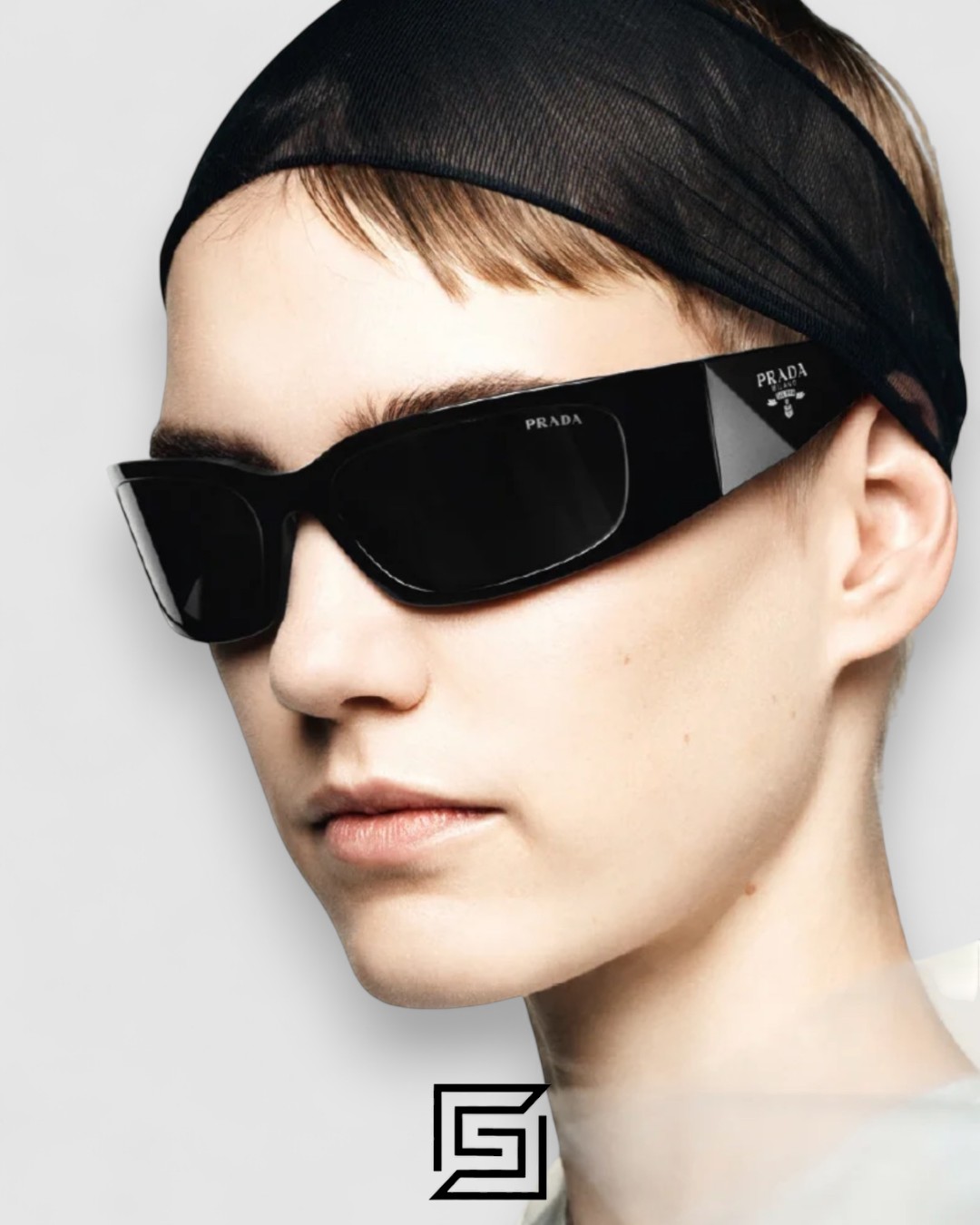 Prada SPR A14 Black Lenses Black Frame - Image 11