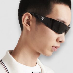 Prada SPR A14 Black Lenses Black Frame - Image 9