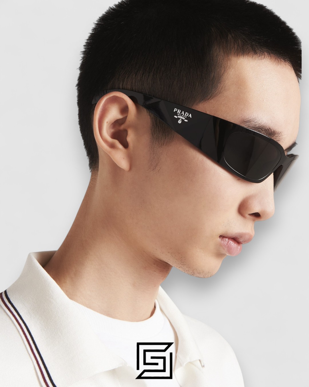 Prada SPR A14 Black Lenses Black Frame - Image 9