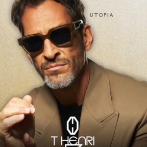 T HENRI UTOPIA Brown Lenses Half Brown Frame - Image 9