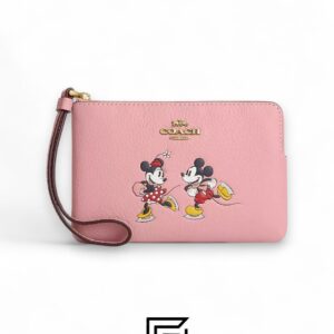 Coach X Disney Corner Zip Wristlet With Ice Skate Motif Style No. CN026 - Image 1