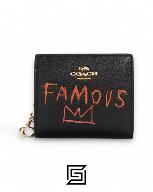 Coach X Jean Michel Basquiat Snap Wallet Style No. C5614