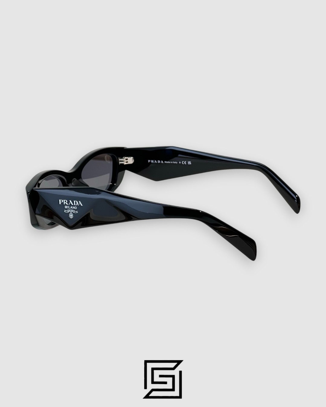 Prada PRB16S Black Lenses Black Frame - Image 3