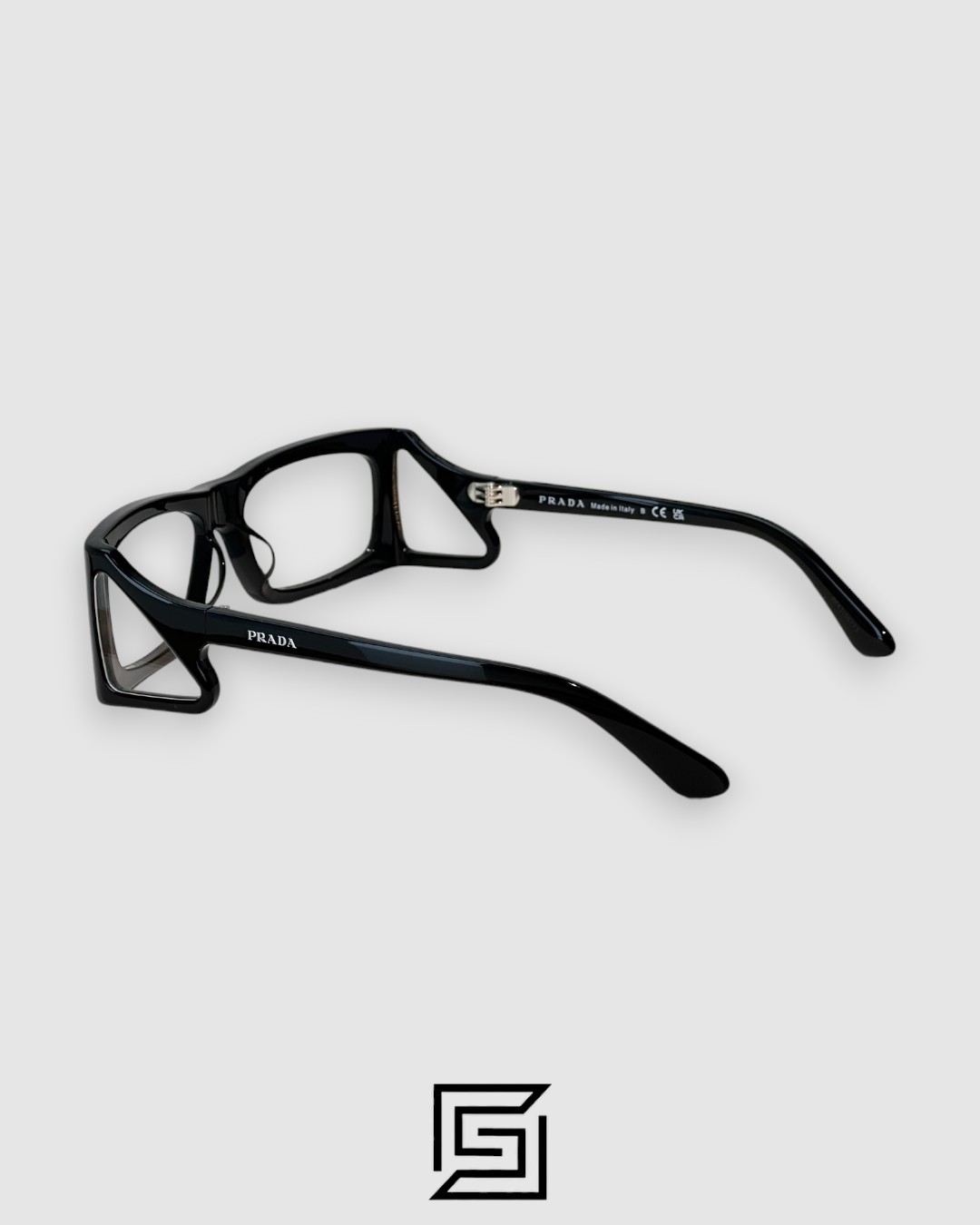 ⁦Prada SPR03 Black Frame - Lenses Rectangular⁩ - الصورة ⁦3⁩