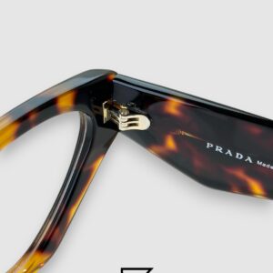 Prada VPR C07 Tiger Brown Frame Cat-Eye Optical Glasses - Image 5