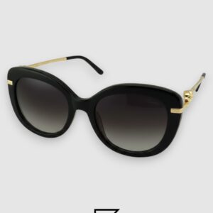 Cartier CT0312 Black Frame Grey Lenses Gold Arm