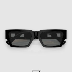 Versace VE4459 Black Frame with Dark Grey Lenses - Image 4