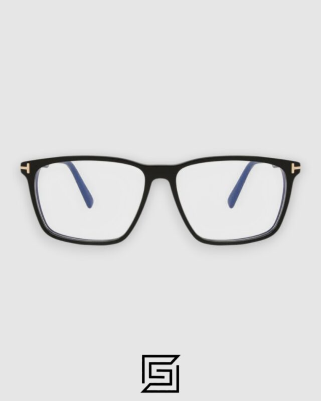 Tom Ford FT5959 Black Frame Black Arm Gold Logo