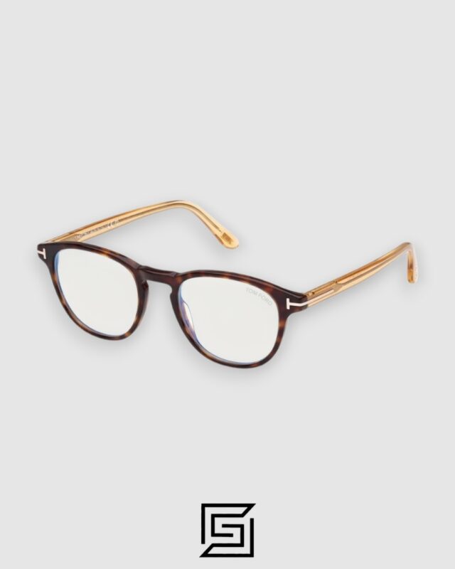 Tom Ford FT5899 Half Transparent Brown Frame
