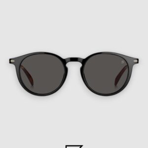 ⁦David Beckham DB1032 Black Frame and Gold Arm with Black Lenses⁩ - الصورة ⁦2⁩
