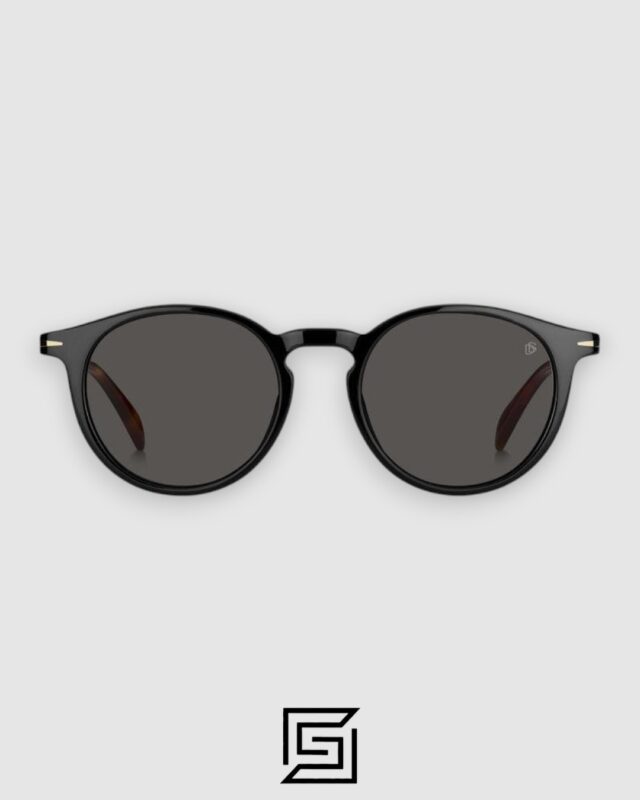 David Beckham DB1032 Black Frame and Gold Arm with Black Lenses