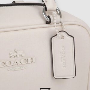 Coach Satchel Crossbody White CT776 - Image 7