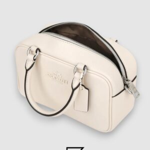Coach Satchel Crossbody White CT776 - Image 4