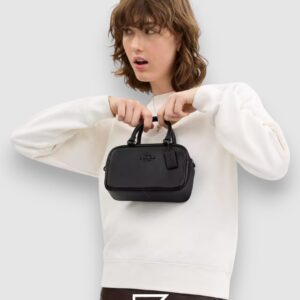 Coach Satchel Crossbody Black CT776 - Image 8