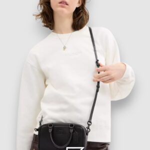 Coach Satchel Crossbody Black CT776 - Image 5