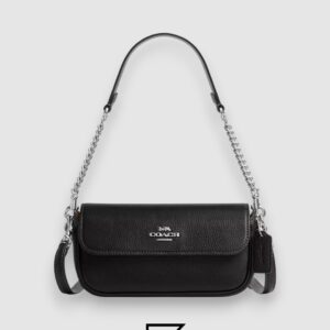 Coach Hailey Flap Bag Black Style Number CAN72 - Image 1