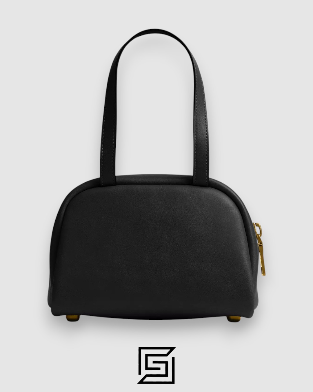 Coach Twin Turnlock Bag 20 Black Style Number CCC55 - Image 2