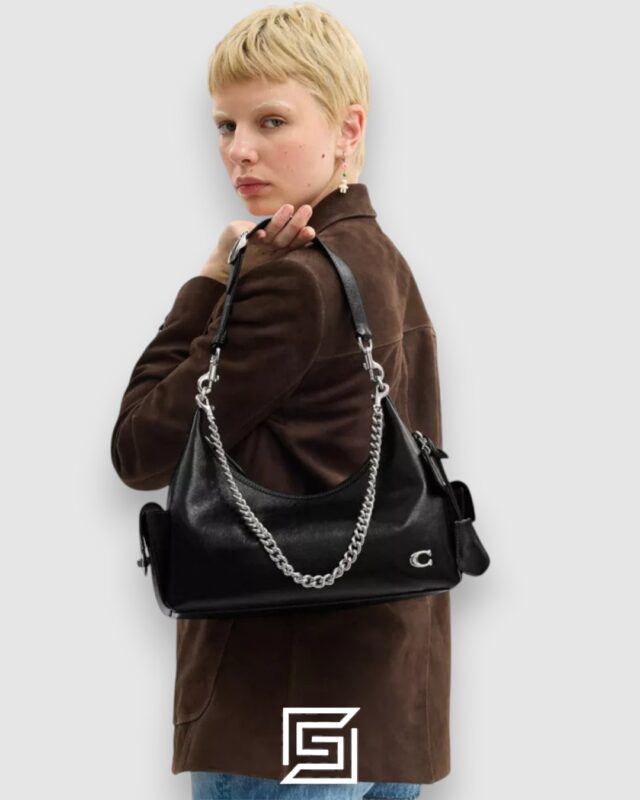 Coach Pocket Juliet Bag 30 Black Style Number CAM20