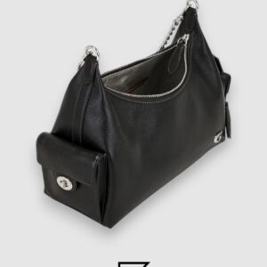 ⁦Coach Pocket Juliet Bag 30 Black Style Number CAM20⁩ - الصورة ⁦3⁩