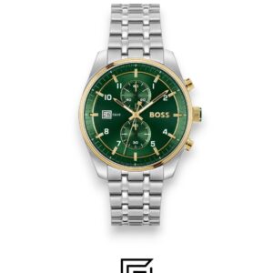Hugo Boss Mens Gregor Gold And Steel Watch 1514195 - Image 1