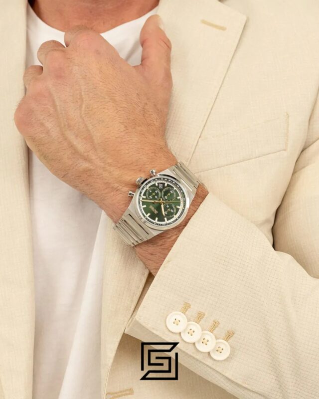 Hugo Boss 1514220 Men's Silver Stainless Steel Green Dial Watch