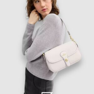 Coach Hadley Shoulder Bag in Refined Pebble Leather White – CY683 - Image 4