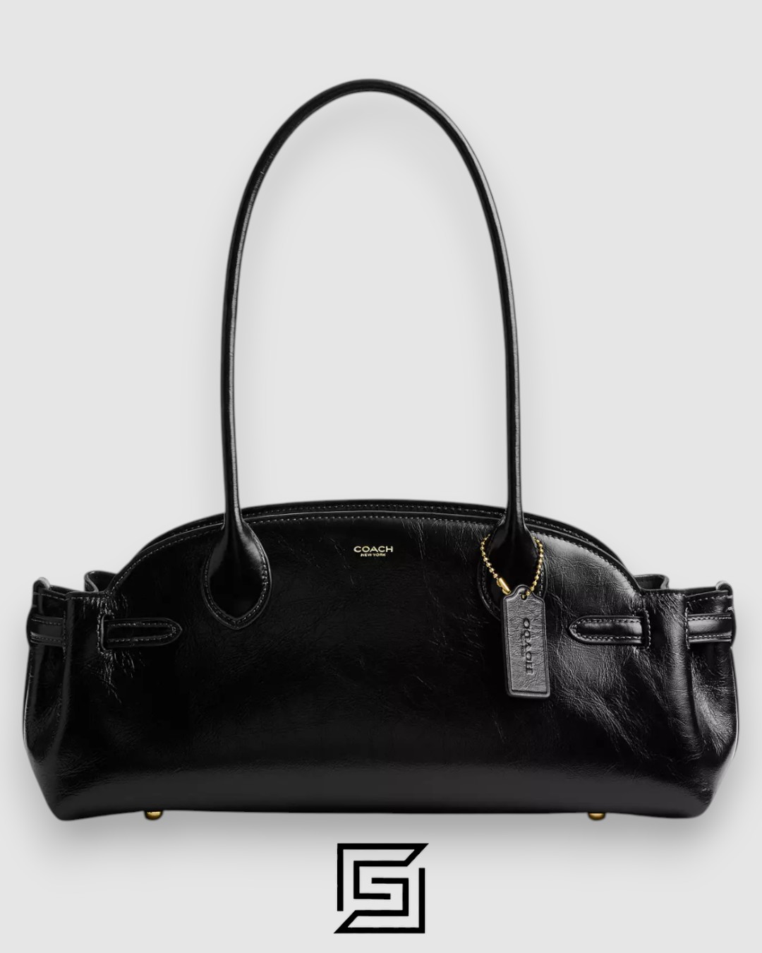 ⁦Coach EMPIRE CARRYALL BAG 34 Black Style No. CAM03⁩ - الصورة ⁦1⁩