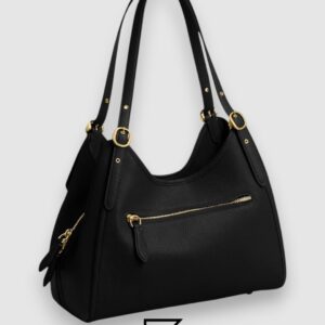 ⁦Coach Restored Bella Shoulder Black Bag C4824⁩ - الصورة ⁦3⁩