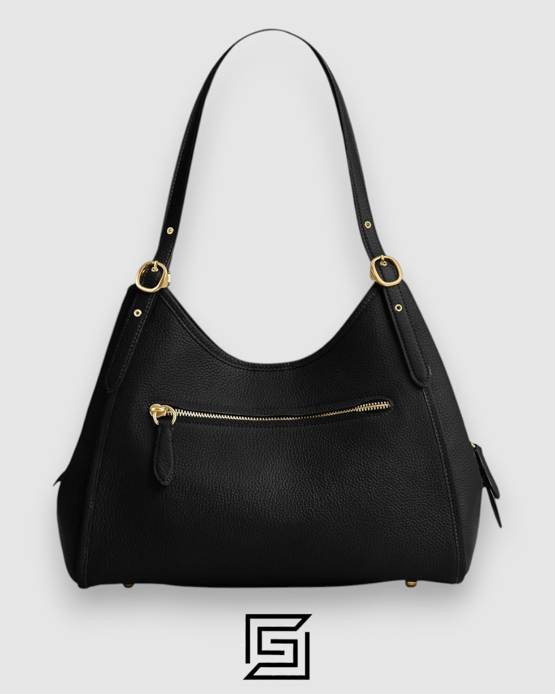 ⁦Coach Restored Bella Shoulder Black Bag C4824⁩ - الصورة ⁦2⁩