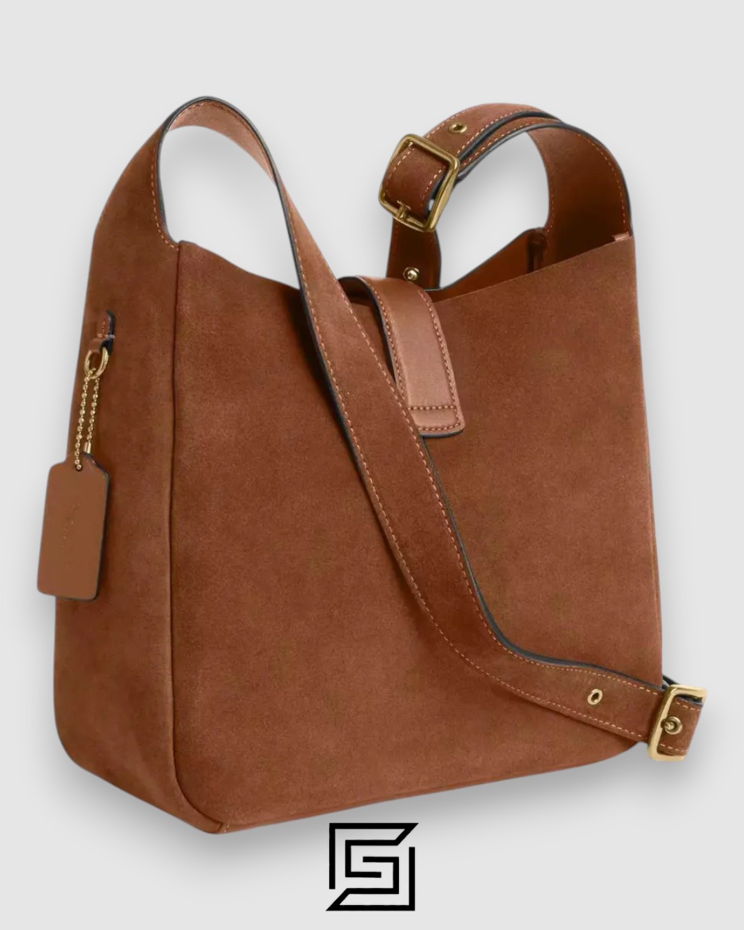 Coach Hadley Convertible Crossbody Bag In Suede CW004 - Image 2